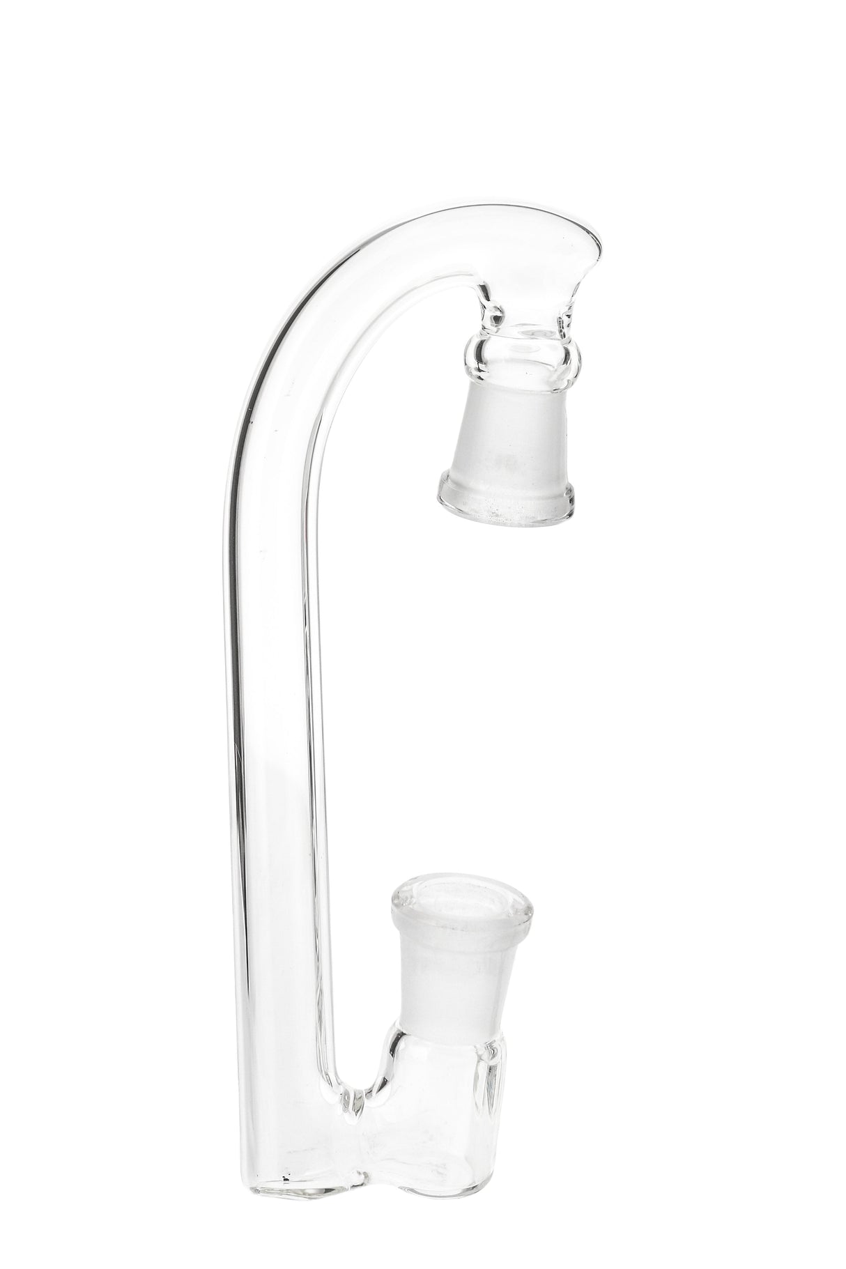 TAG Drop Down Adapter with a 3" drop, featuring male to female joint sizes 18mm to 14mm, made by Thick Ass Glass.