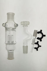 TAG Errl Cannon Dab Rig with 4 Hole Showerhead Percolator and Spinning Splash Guard, 14MM Female Joint