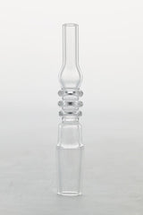 TAG Errl Cannon Quartz Nail for Dab Rigs, 14MM Male Joint, Clear Quartz, Front View