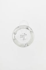 TAG - Clear Female Bong Slide with Built-In Screen and Handle, Top View