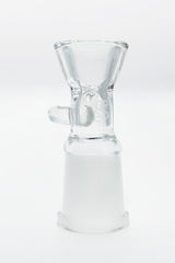 TAG - Clear Female Bong Slide with Built-In Screen and Handle, Front View
