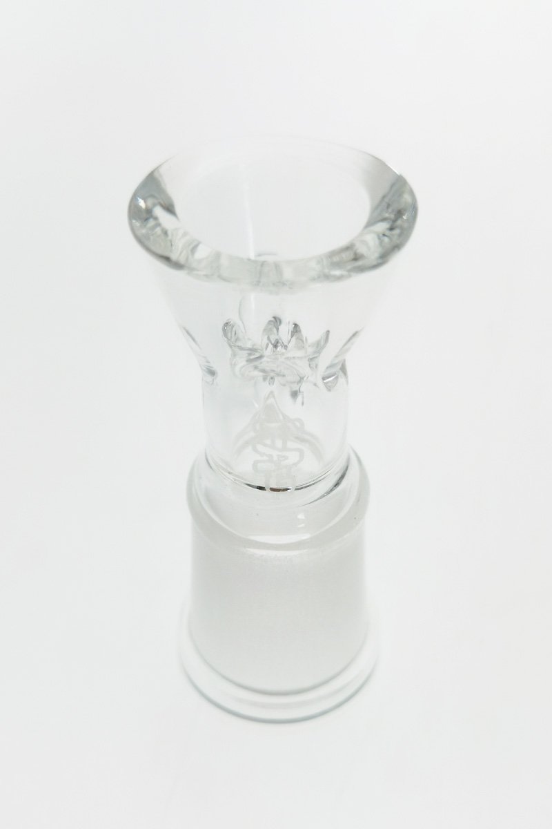 TAG Female Slide with Built-In Screen and Handle for Bongs, Front View on White Background