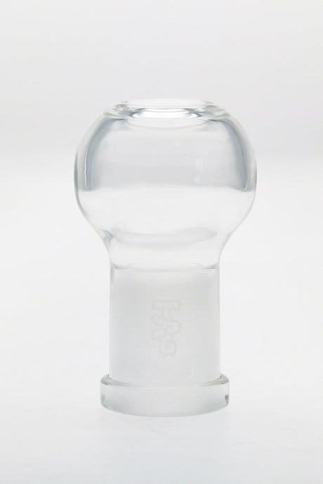 TAG 14MM Female Glass Dome for Dab Rig - Clear with Laser Engraved Logo - Front View
