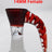 TAG Horn Handle 14MM Female Slide with Red Honeycomb Design for Bongs - Front View