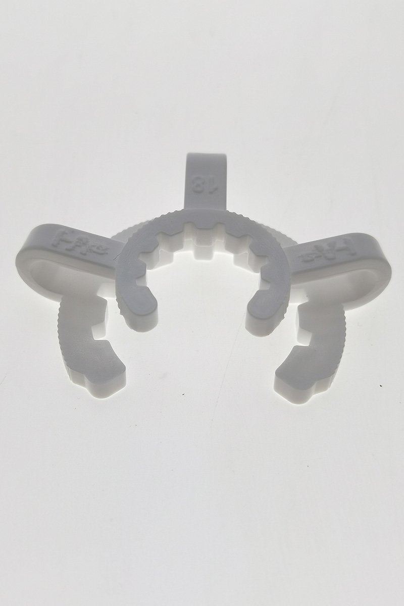 TAG - Keck Clip for 18MM Joints - Front View on Seamless White Background