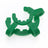 Green TAG Keck Clip for 18MM Joints - Front View on Seamless White Background