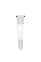 TAG clear quartz adapter extender, 10MM male to 10MM female, compact design, front view on white background