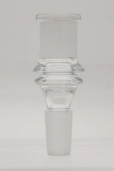 TAG Clear Quartz Adapter Extender, 14MM Male to Female, Compact Design, Front View