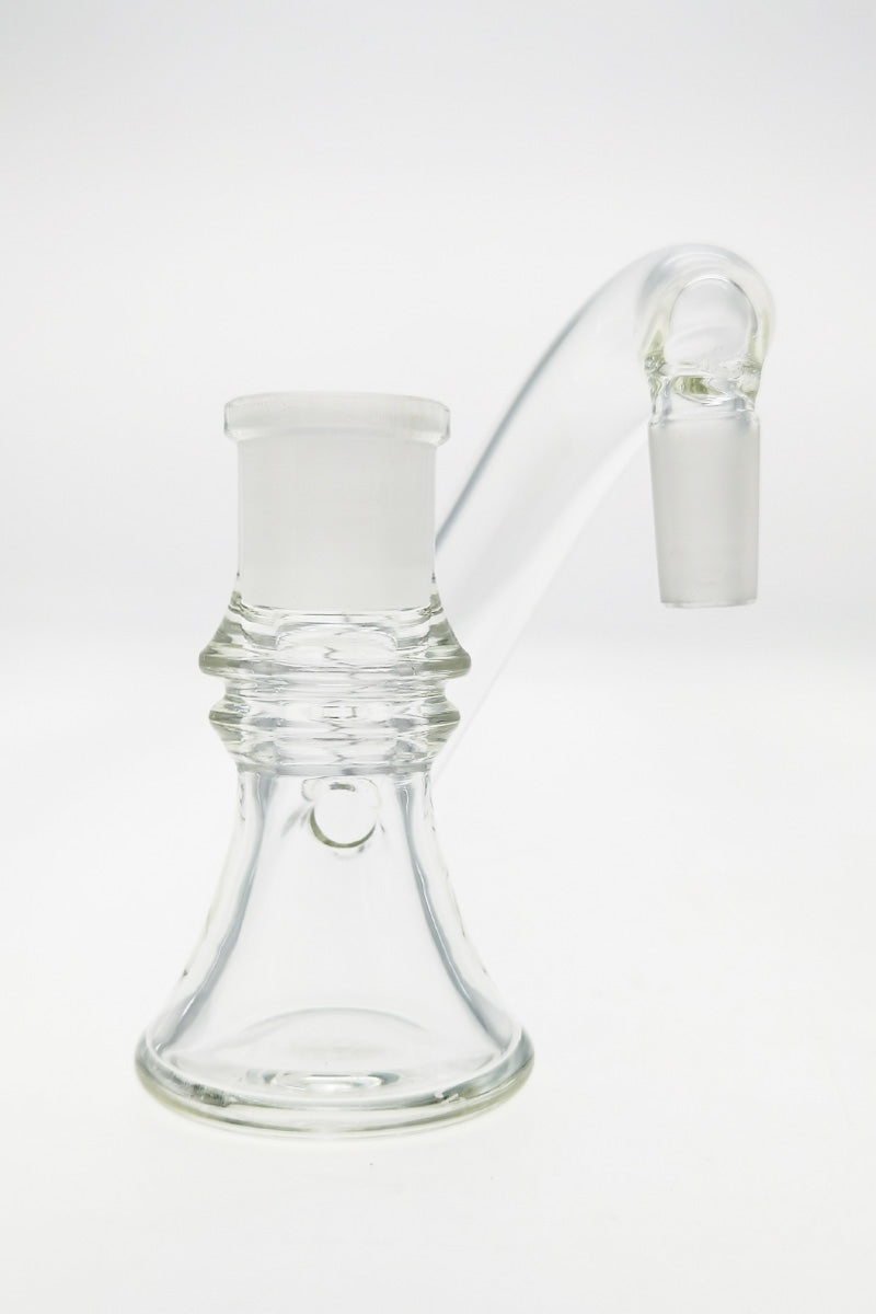 TAG Quartz Non-Diffusing Dry Ash Catcher Adapter, 14MM Male to 18MM Female, Clear View
