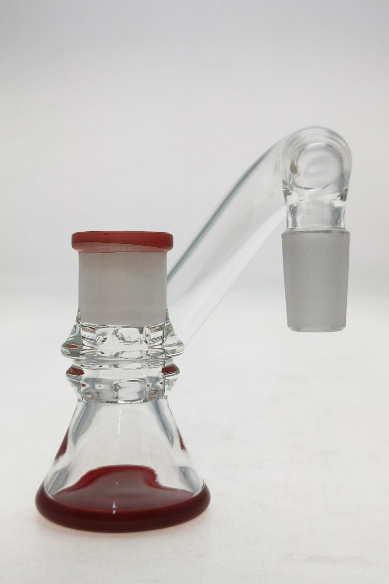 TAG Quartz Non-Diffusing Dry Ash Catcher Adapter for Bongs, Female Joint, Side View