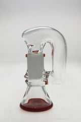 Thick Ass Glass Non-Diffusing Dry Ash Catcher Adapter, front view on white background