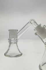 TAG Quartz Non-Diffusing Dry Ash Catcher Adapter, Female Joint, Angled View