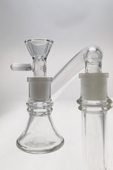 TAG Quartz Non-Diffusing Dry Ash Catcher Adapter for Bongs, Angled Side View