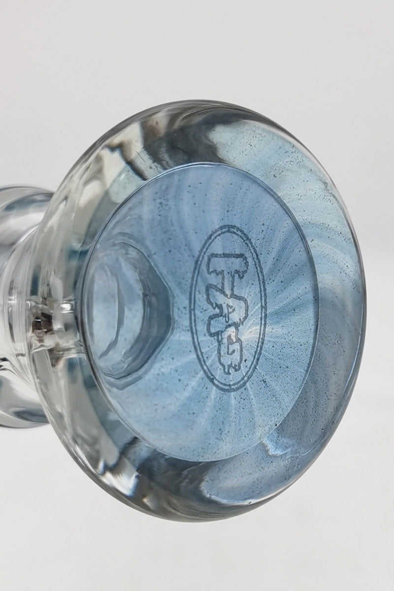 TAG Quartz Non-Diffusing Dry Ash Catcher Adapter - Top View with Engraved Logo
