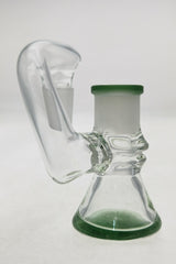 TAG Quartz Non-Diffusing Dry Ash Catcher Adapter, Female Joint, Side View on White Background