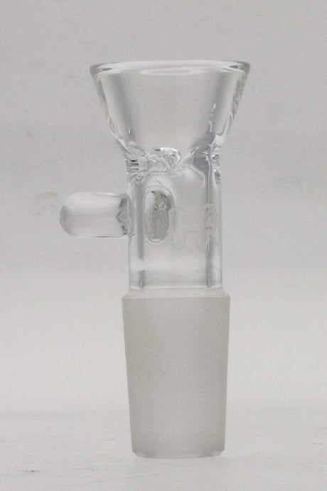 TAG Pinched Screen Slide with Handle for Bongs, 14mm Tie Dye, Front View on White Background