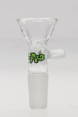 TAG Pinched Screen Slide with Handle for Bongs, 14mm Tie Dye Design, Front View