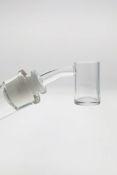 TAG Quartz Banger Can with Flat Top, High Air Flow, Side View on White Background