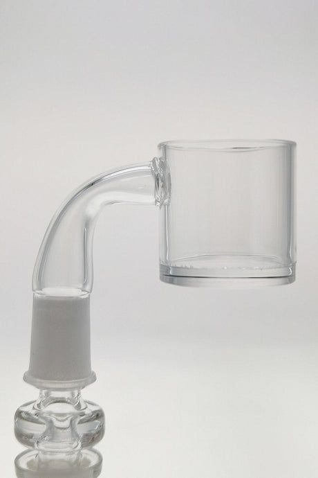 TAG Quartz Banger Can with Flat Top, 30x2MM-4MM, High Air Flow, Side View on White