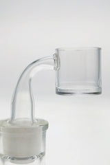 TAG Quartz Banger Can with Flat Top and High Air Flow, 30x2MM-4MM, Side View with Engraved Logo
