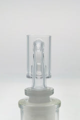TAG Quartz Banger Can with Solid 10MM Core, High Air Flow, Front View on Seamless White