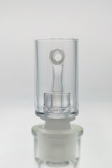 TAG Quartz Banger Can with Solid Core, High Air Flow, 14mm Female Joint, Front View on White