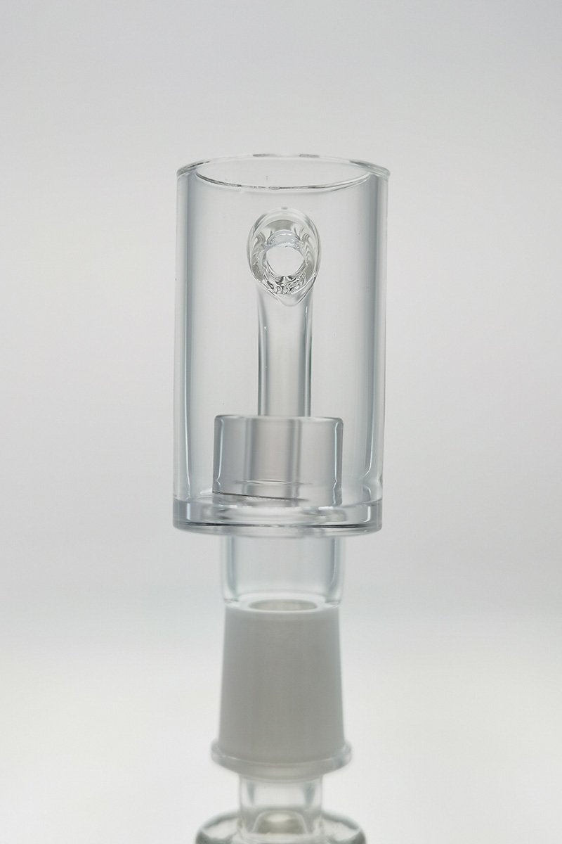TAG Quartz Banger Can with Flat Top and Solid Core, 14mm Female Joint, High Air Flow, Front View