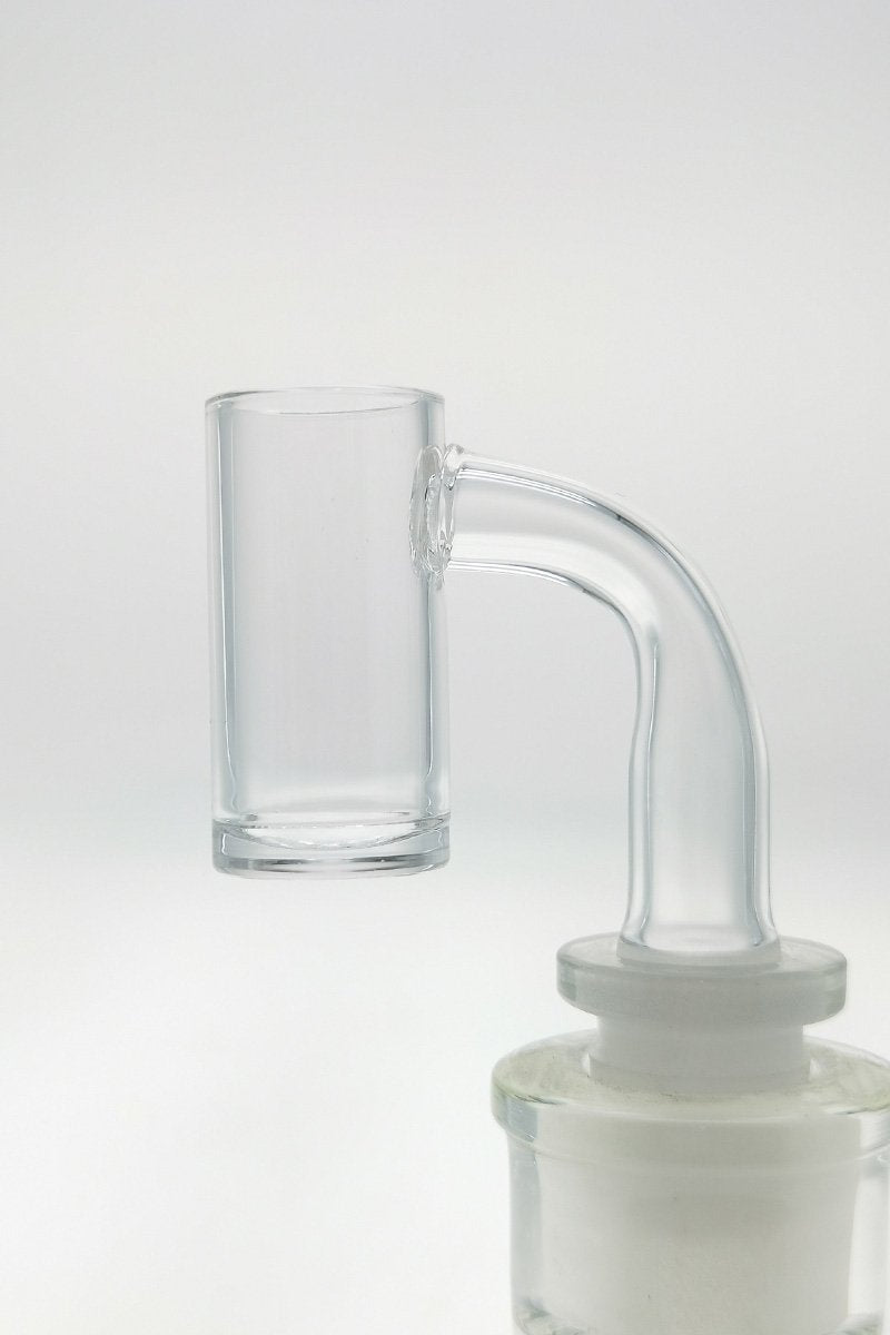 TAG Quartz Banger Can with High Air Flow, 14MM Male, Laser Engraved Logo, Side View