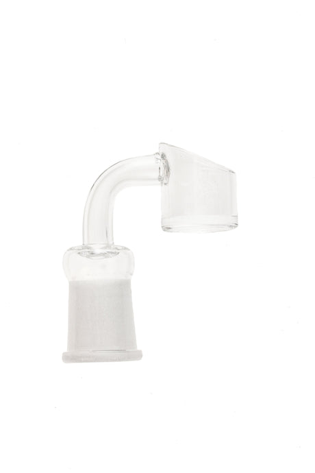TAG - 18MM Female Quartz Banger with High Air Flow - Side View on White Background
