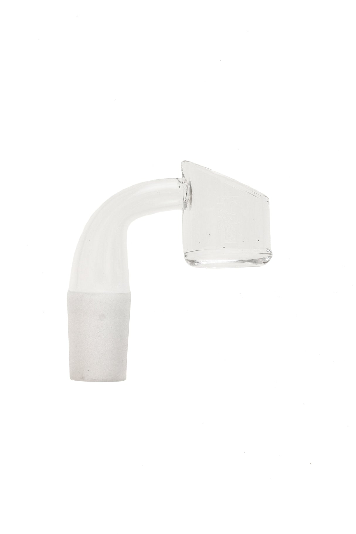 TAG Quartz Banger with High Air Flow, 25x2MM-4MM Thick, Side View on White Background