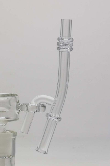 TAG Quartz Dab Pump angled side view showing the sleek replacement quartz nail design