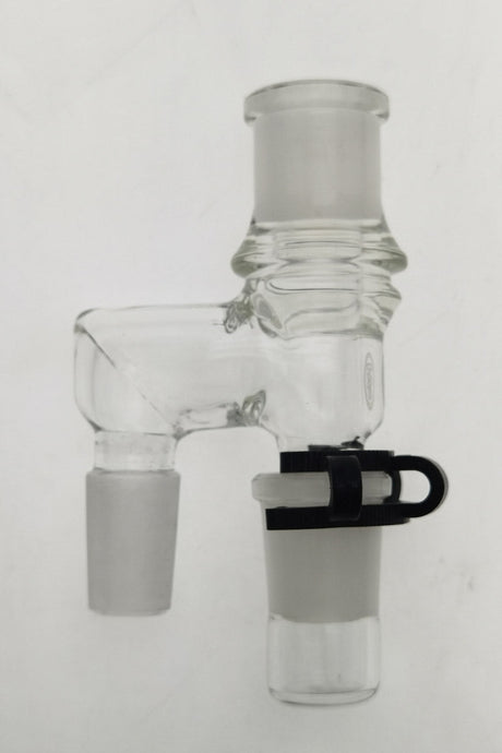 TAG 18MM Male to Female Reclaim Adapter with Dish & Keck Clip - Clear