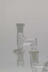 TAG Reclaim Adapter with Dish & Clip for Bongs - 14mm Female Joint - Clear Side View