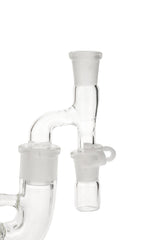TAG Reclaim Adapter with Dish & Keck Clip for Bongs, Female Joint, Side View