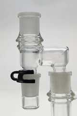 TAG Reclaim Adapter with Dish & Keck Clip for Bongs - Clear Glass, 14mm Female Joint