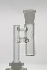 TAG Universal Fit Reclaim Catcher Adapter for Bongs, Clear Glass, Side View