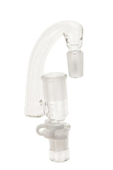 TAG - Clear Reclaim Drop Down Adapter with 0.5" drop, 18mm to 14mm size, front view on white background