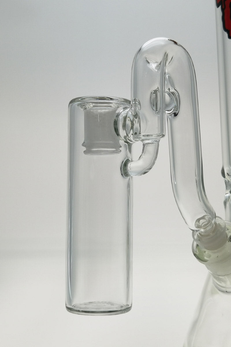 TAG Clear Removable Downstem Ash Catcher, 18/14MM, Side View on White Background