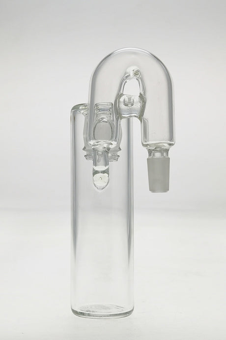 TAG Clear Removable Downstem Ash Catcher for Bongs, 18/14MM with 4.50" Downstem, Front View