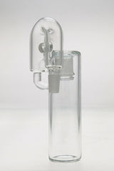 TAG Clear Ash Catcher with Removable Downstem, 14MM Male to 18MM Female, Front View