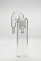 TAG Clear Quartz Ash Catcher with Removable Downstem, 14MM Male to 18MM Female, Front View