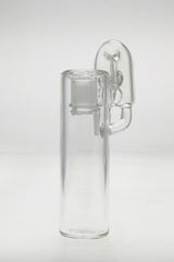 TAG Clear Glass Ash Catcher with Removable Downstem, 14MM Male to 18MM Female, Side View
