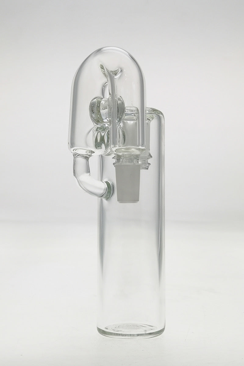 Thick Ass Glass Removable Downstem Ash Catcher for Bongs, 18MM to 14MM, Side View