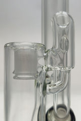 TAG Ash Catcher with Removable 18/14MM Downstem, Clear Glass, Side View
