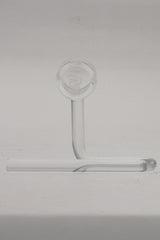 TAG Quartz Swing Arm Bucket for Honey Bucket, Clear 4MM Thick, Front View on White Background