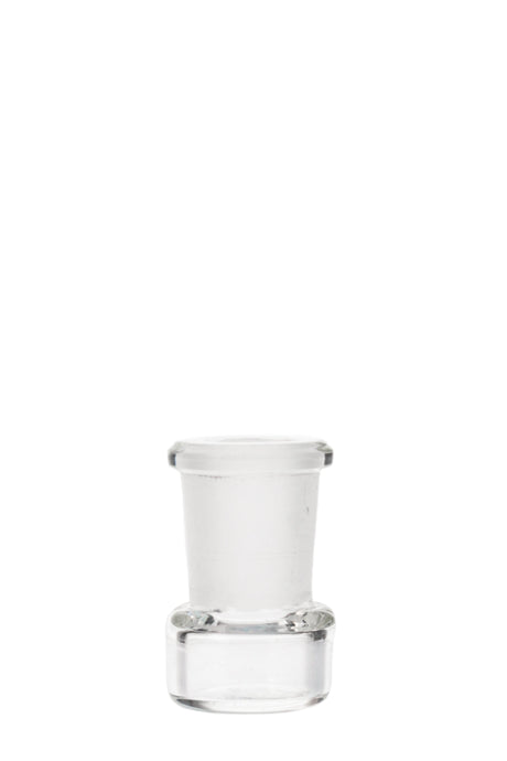 TAG 14MM Female Clear Reclaim Cap Dish, SUPER THICK, Front View on Seamless White Background