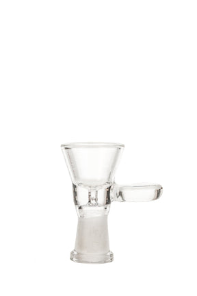 TAG 10MM Female Single Hole Glass Slide with Handle for Bongs - Front View