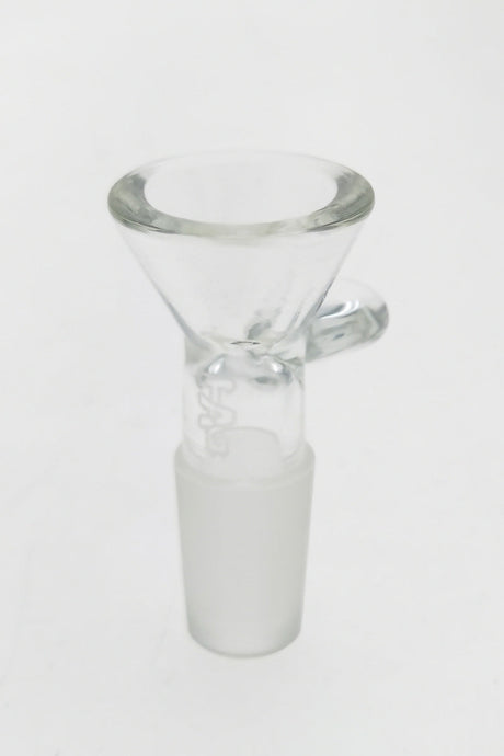 TAG Rasta Single Hole Slide with Handle for Bongs, Front View on White Background
