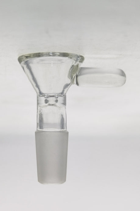TAG Rasta Colored Single Hole Bong Bowl with Handle, Front View, for 14mm Female Joint