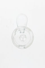 TAG Quartz Bong Bowl with Raised Handle and Pinched Screen for Easy Packing